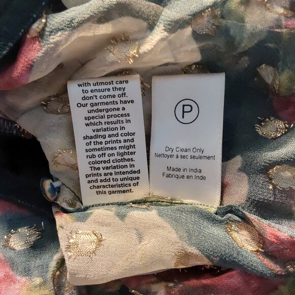 Hemant & Nandita Della Ruffle Mini Dress Great Condition - Med - Picture 15 of 15